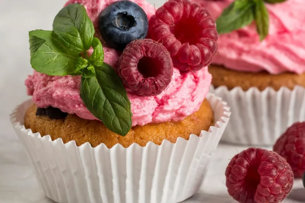 Black Raspberry Cupcakes