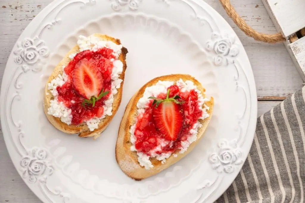 Strawberry Balsamic Bruschetta