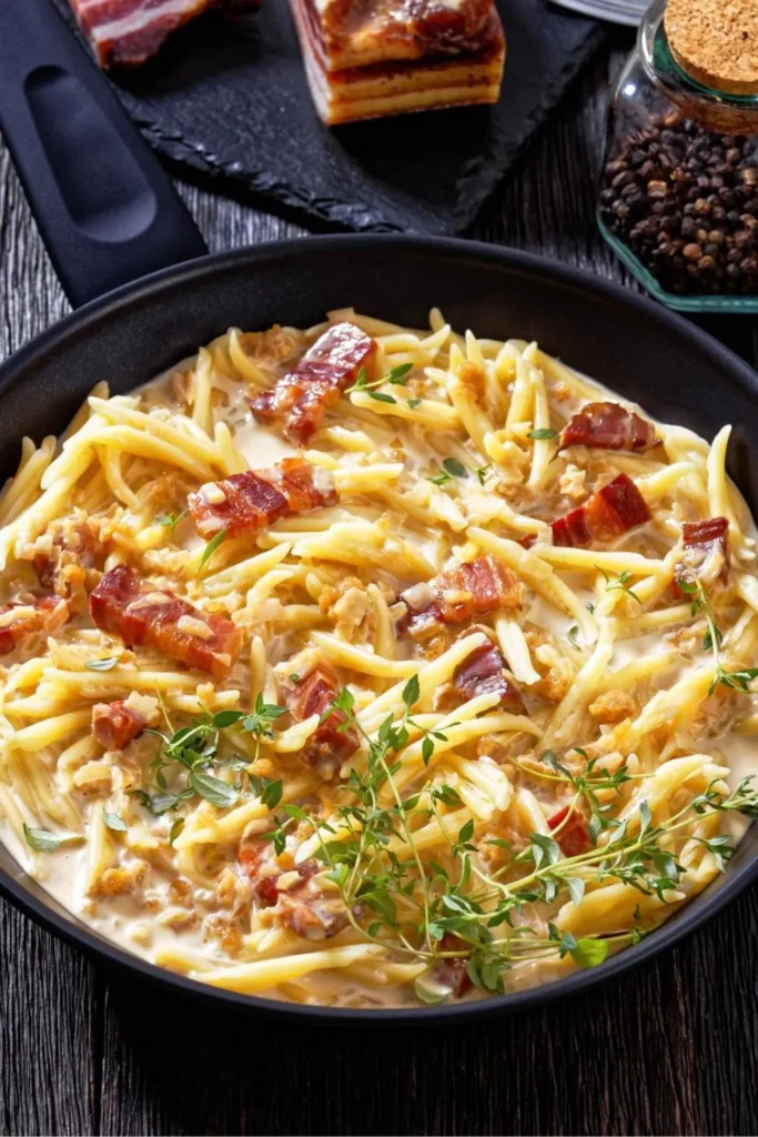 Creamy Chicken Bacon Ranch Pasta