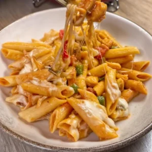Creamy Chicken Mozzarella Pasta