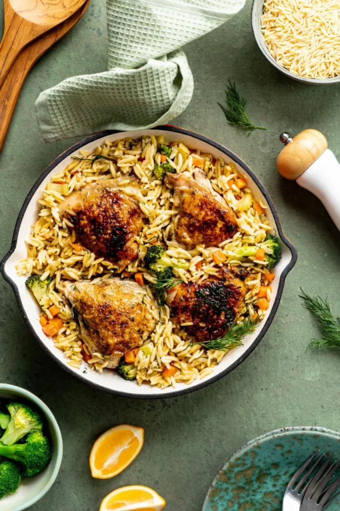 Creamy Parmesan One Pot Chicken and Rice