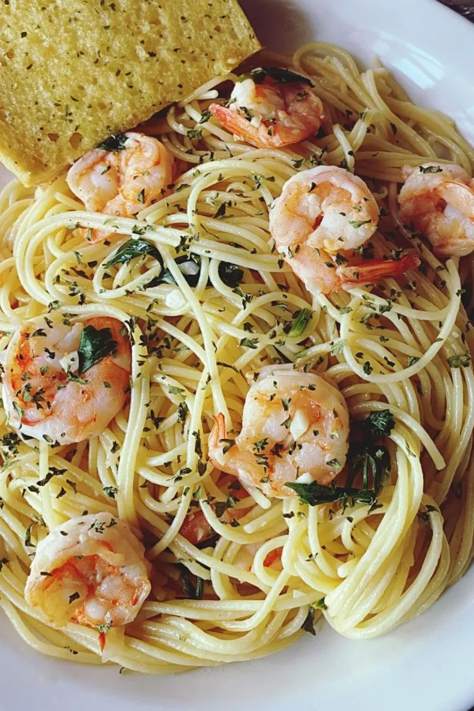 Garlic Shrimp Pasta
