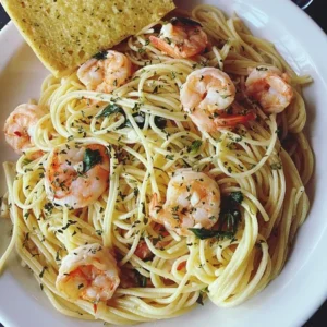 Garlic Shrimp Pasta