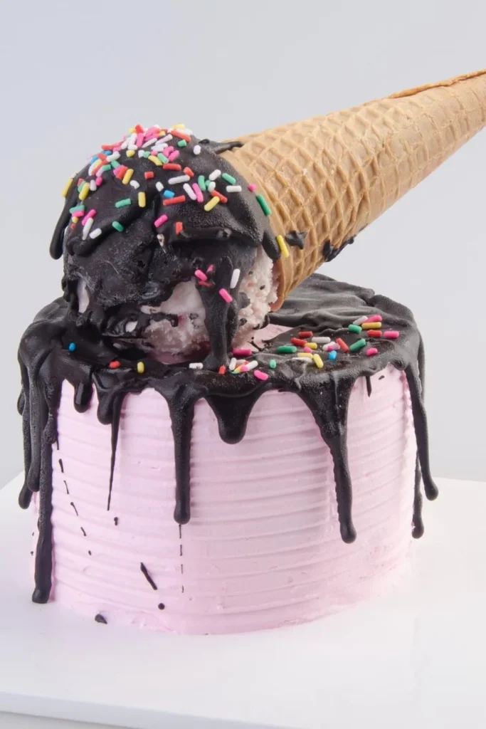 Ice Cream Cone Cake
