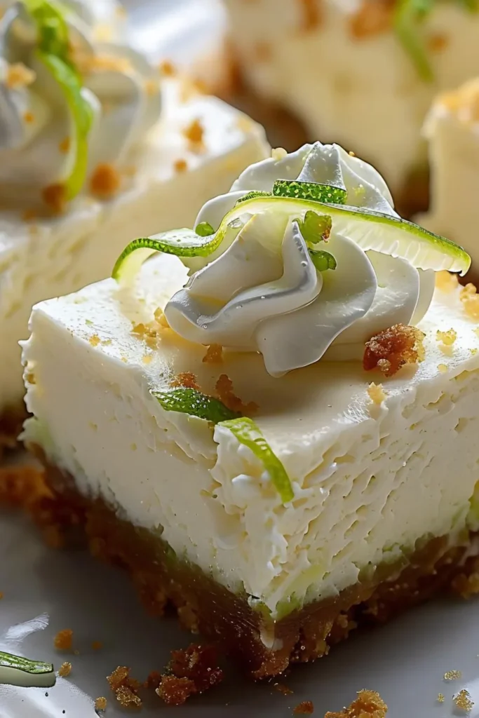 Key lime pie bars