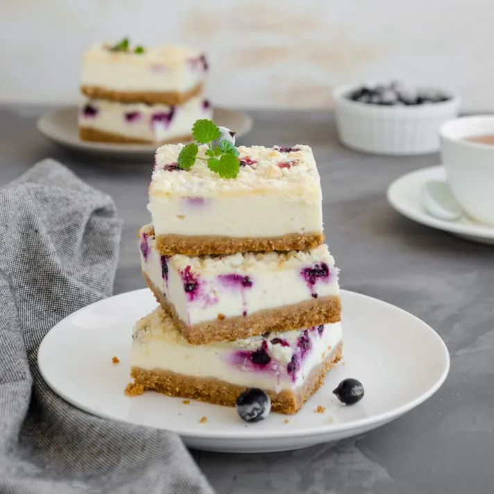 Lemon Blueberry Cheesecake Bars
