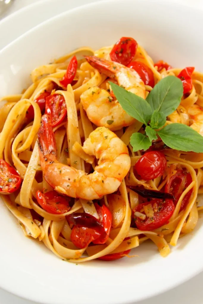 Lemon Shrimp Pasta