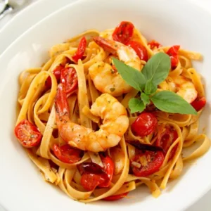 Lemon Shrimp Pasta