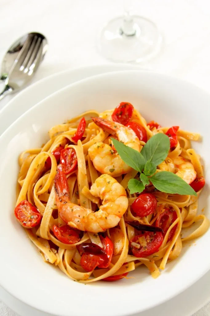 Shrimp Tomato Pasta