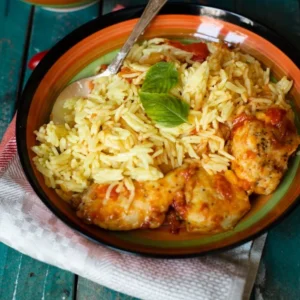 Smothered Chicken and Rice Recipe