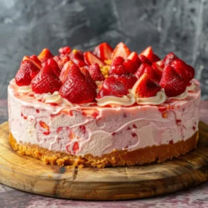 Strawberry Ice Cream Cake