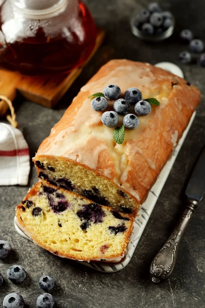 Blueberry Lemon Pound Cake