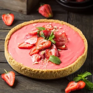 Strawberry Ice Cream Pie
