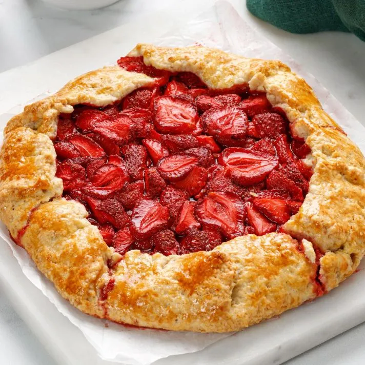 Mixed Strawberry and blueberry galette