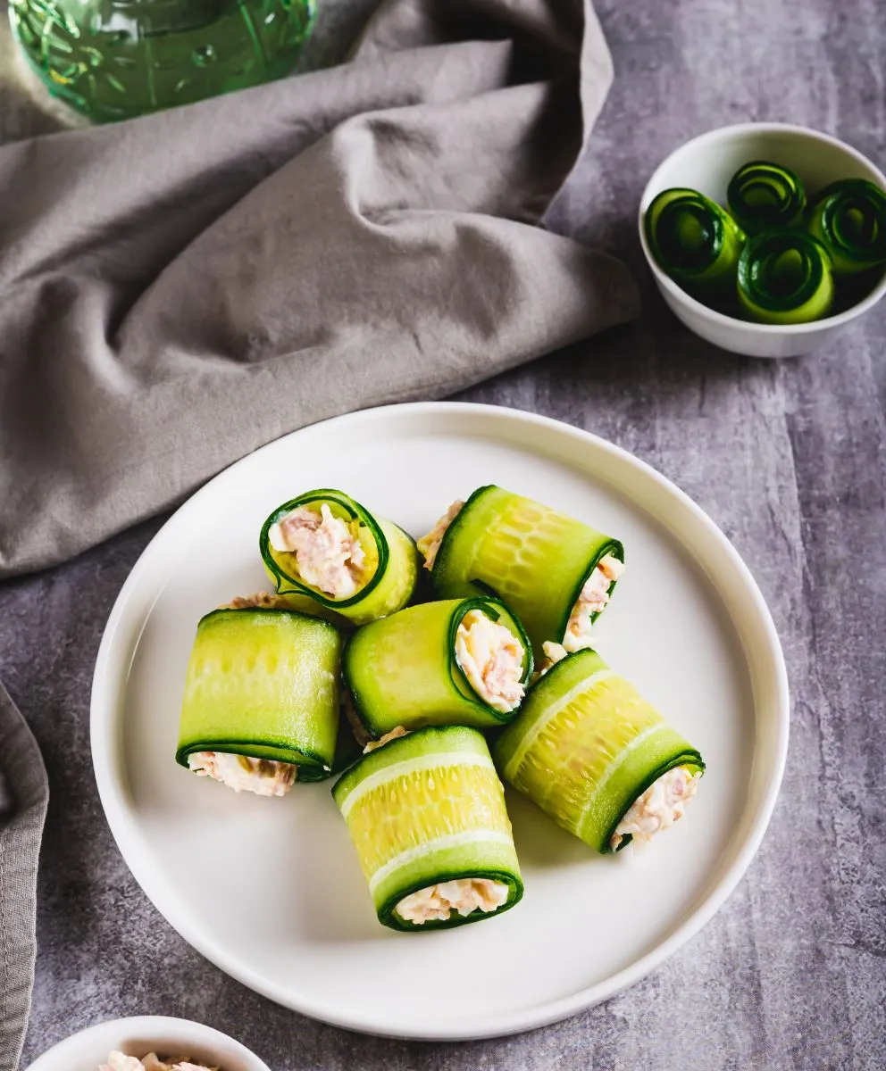 California Roll Cucumber Salad