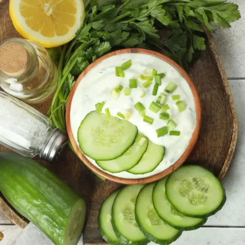 Creamy Cucumber Salad Recipe