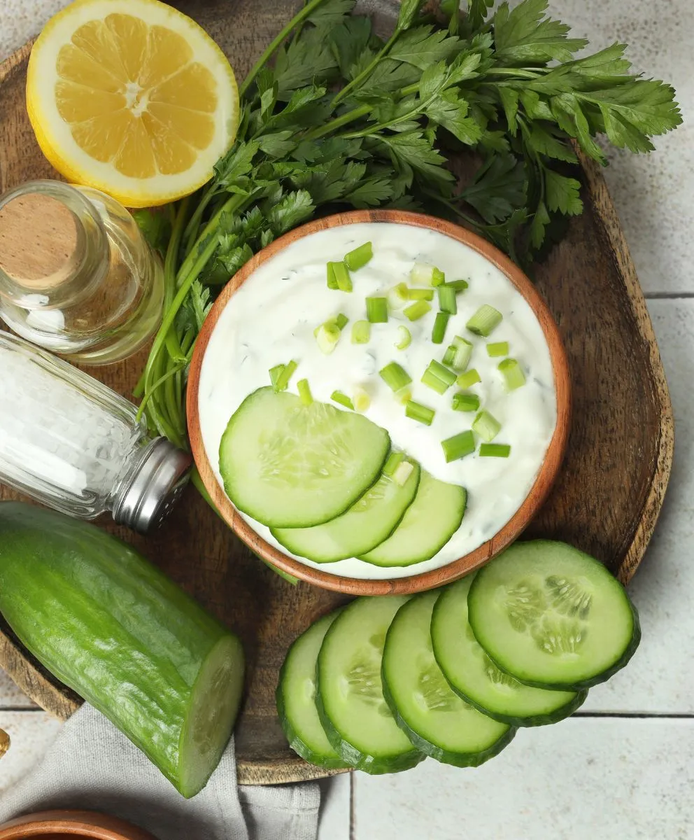 Creamy Cucumber Salad Recipe