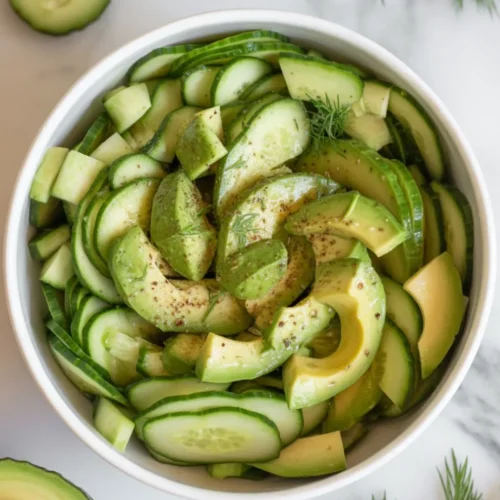 Cucumber Avocado Salad Recipe