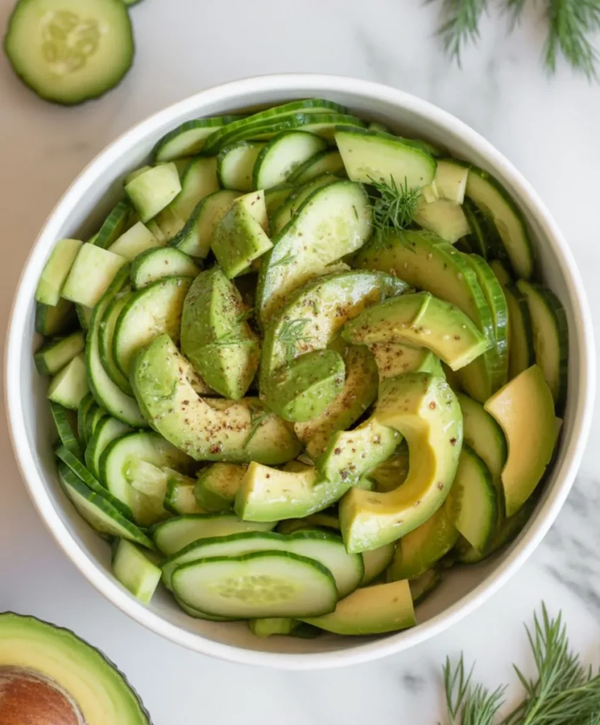 Cucumber Avocado Salad Recipe