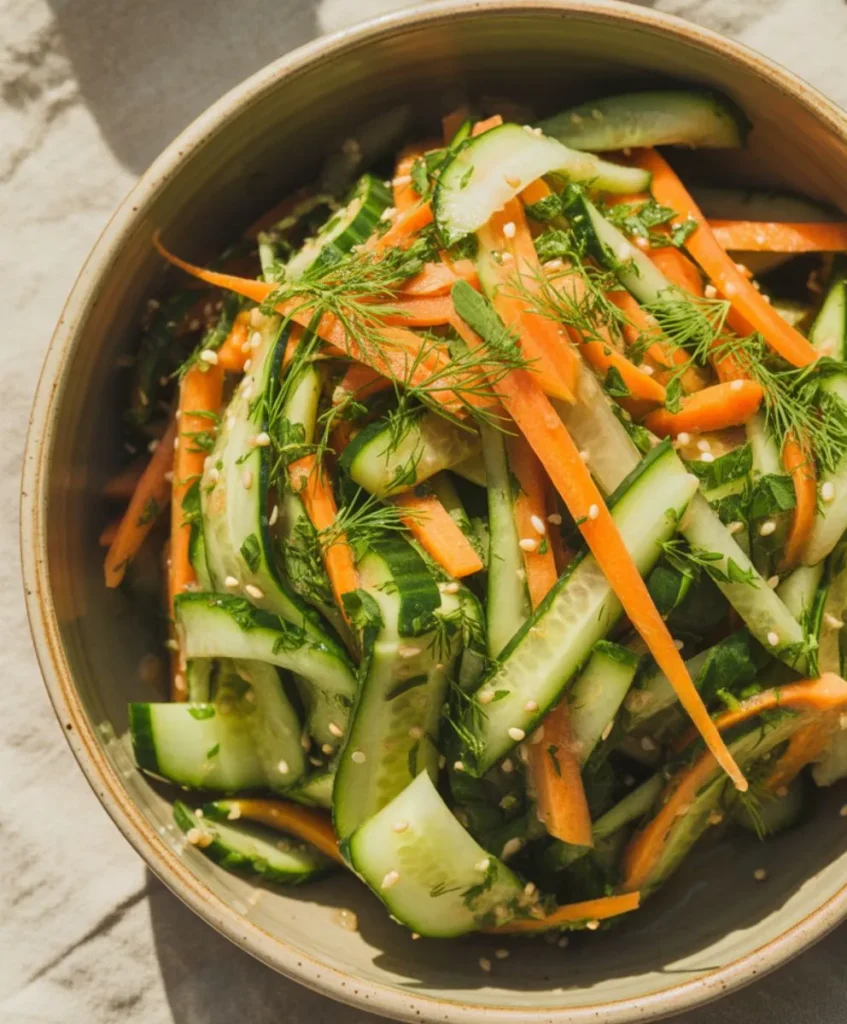 Cucumber Carrot Salad