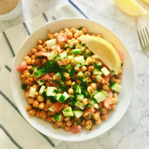 Cucumber Chickpea Salad Recipe