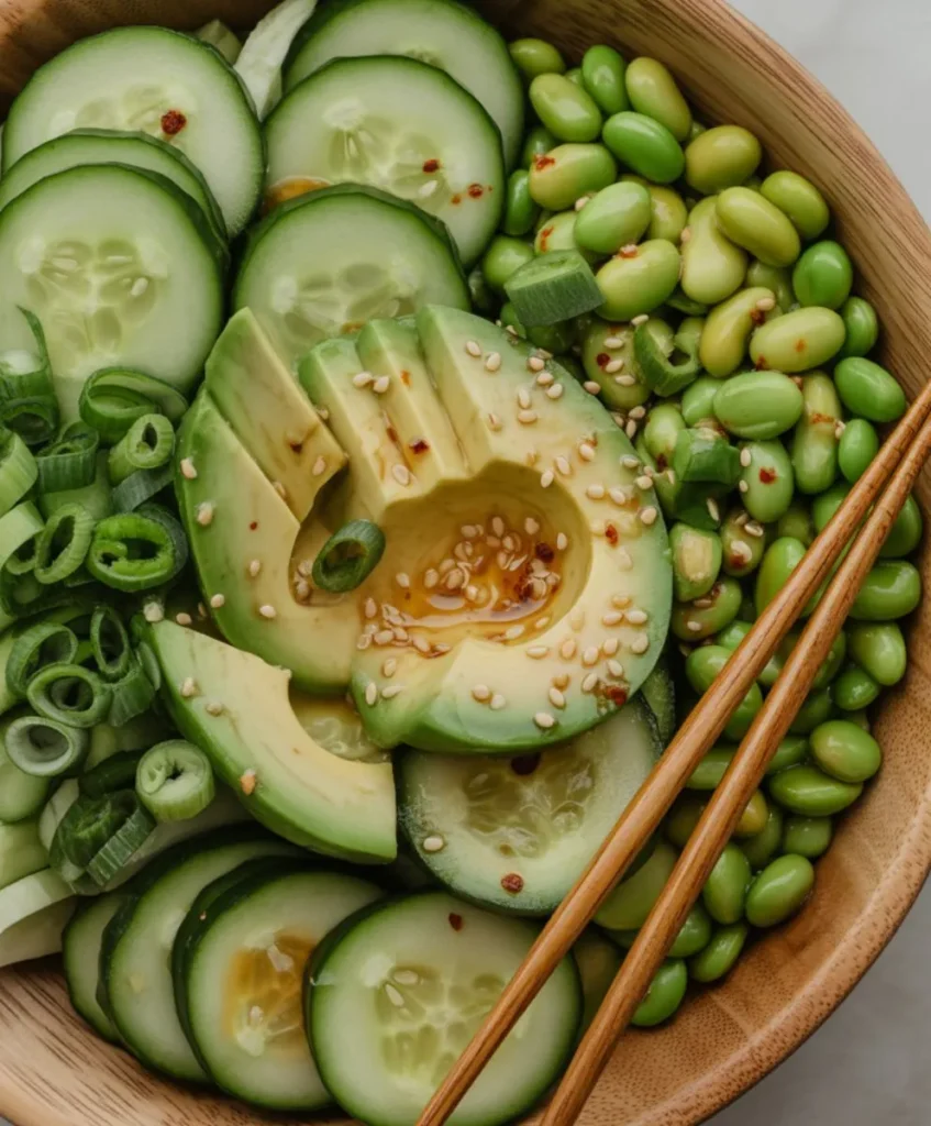 Cucumber Edamame Salad