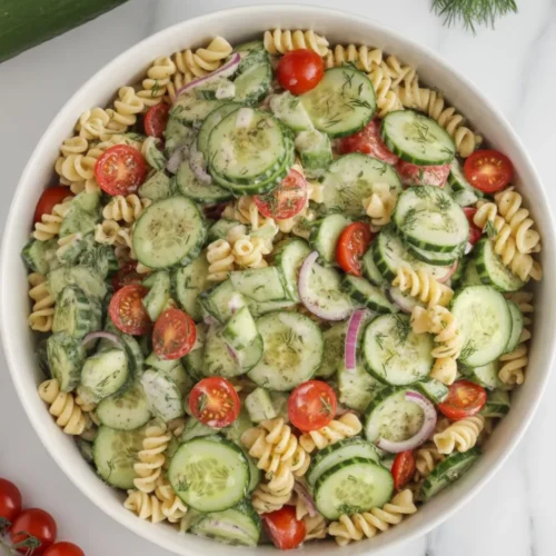 Cucumber Pasta Salad Recipe