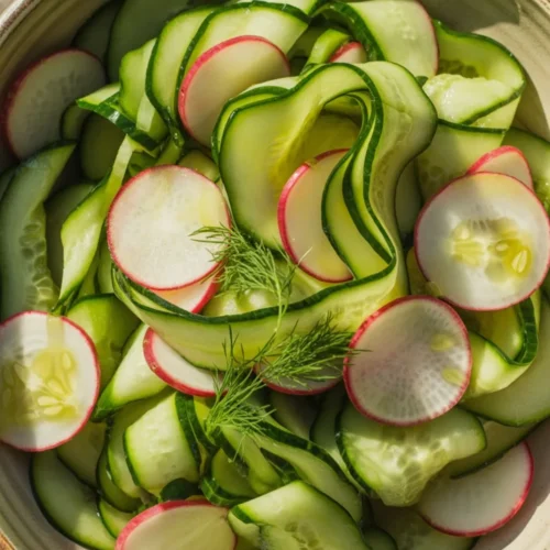 Cucumber Radish Salad
