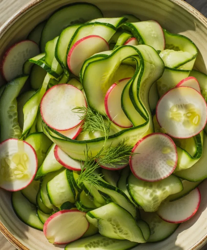 Cucumber Radish Salad