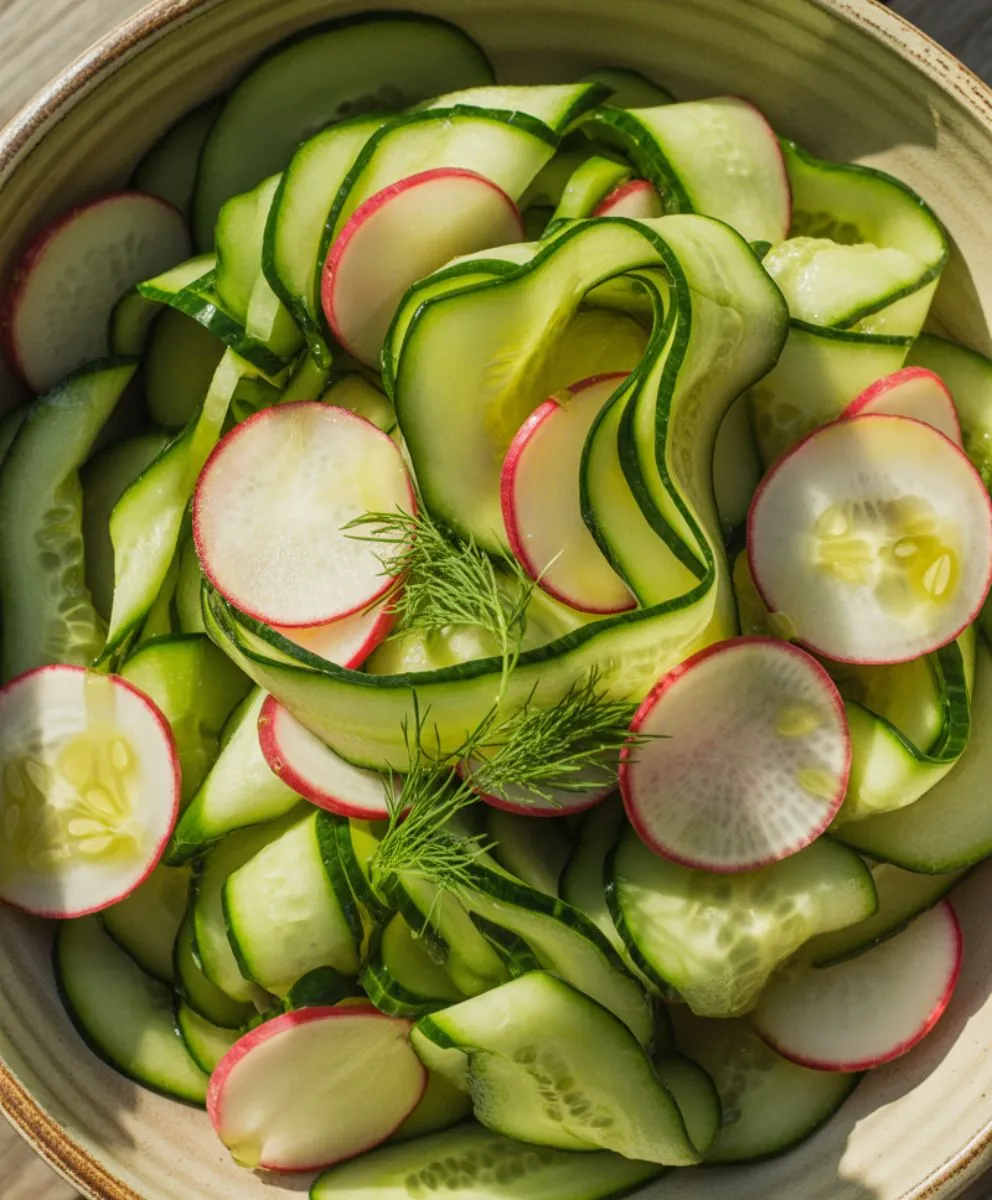 Cucumber Radish Salad