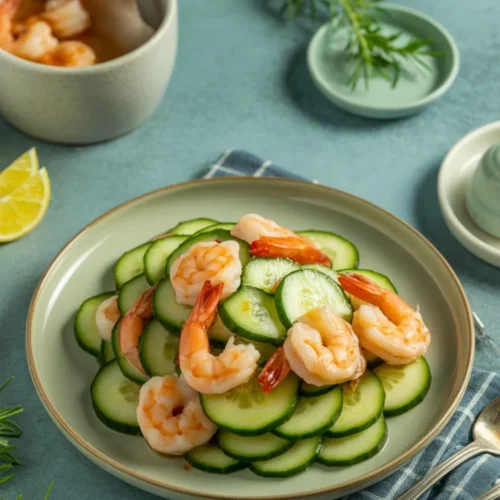 Cucumber Shrimp Salad