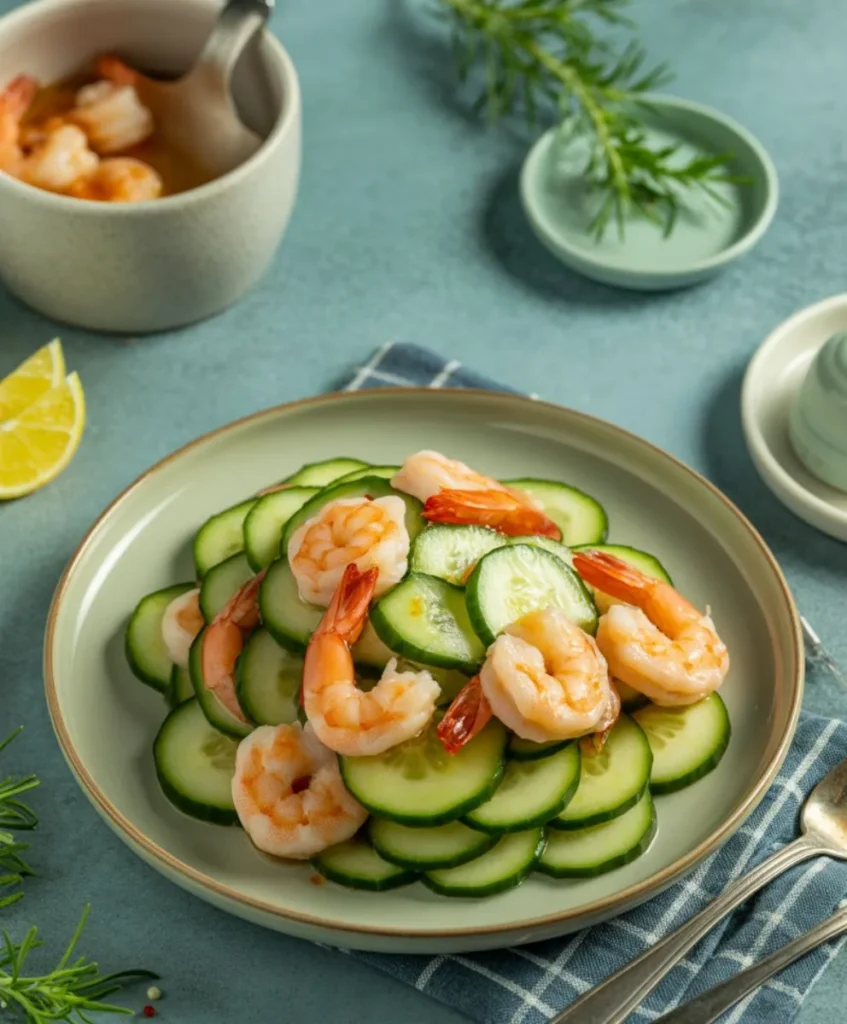 Cucumber Shrimp Salad