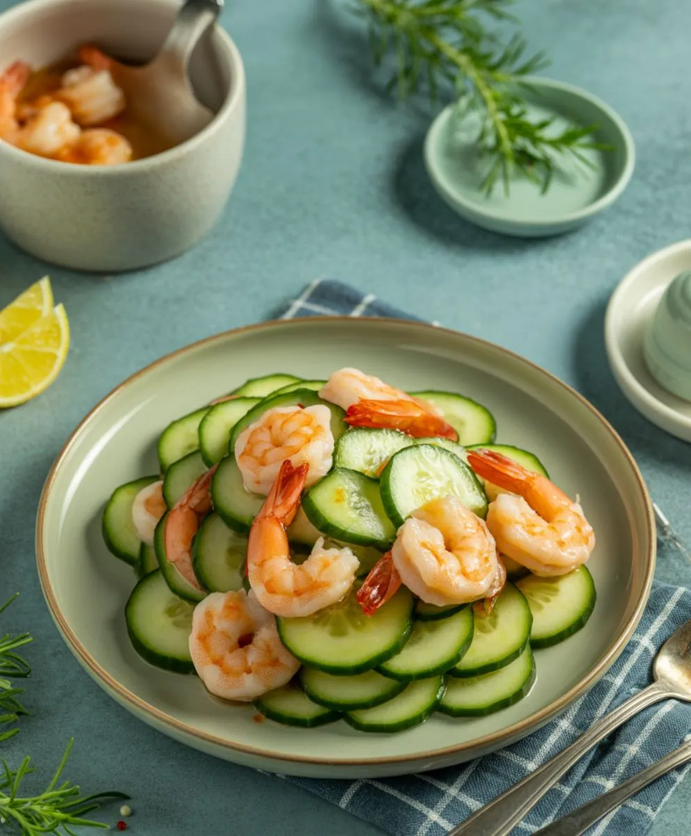 Cucumber Shrimp Salad