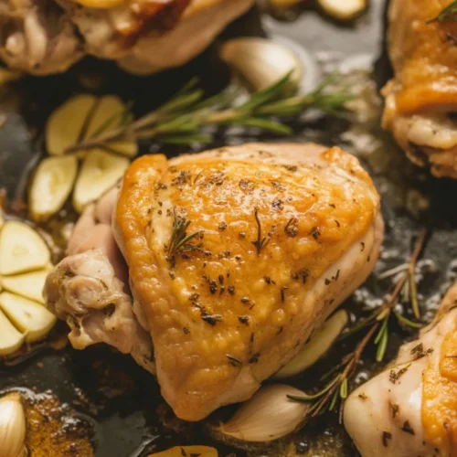Garlic Butter Chicken Thighs