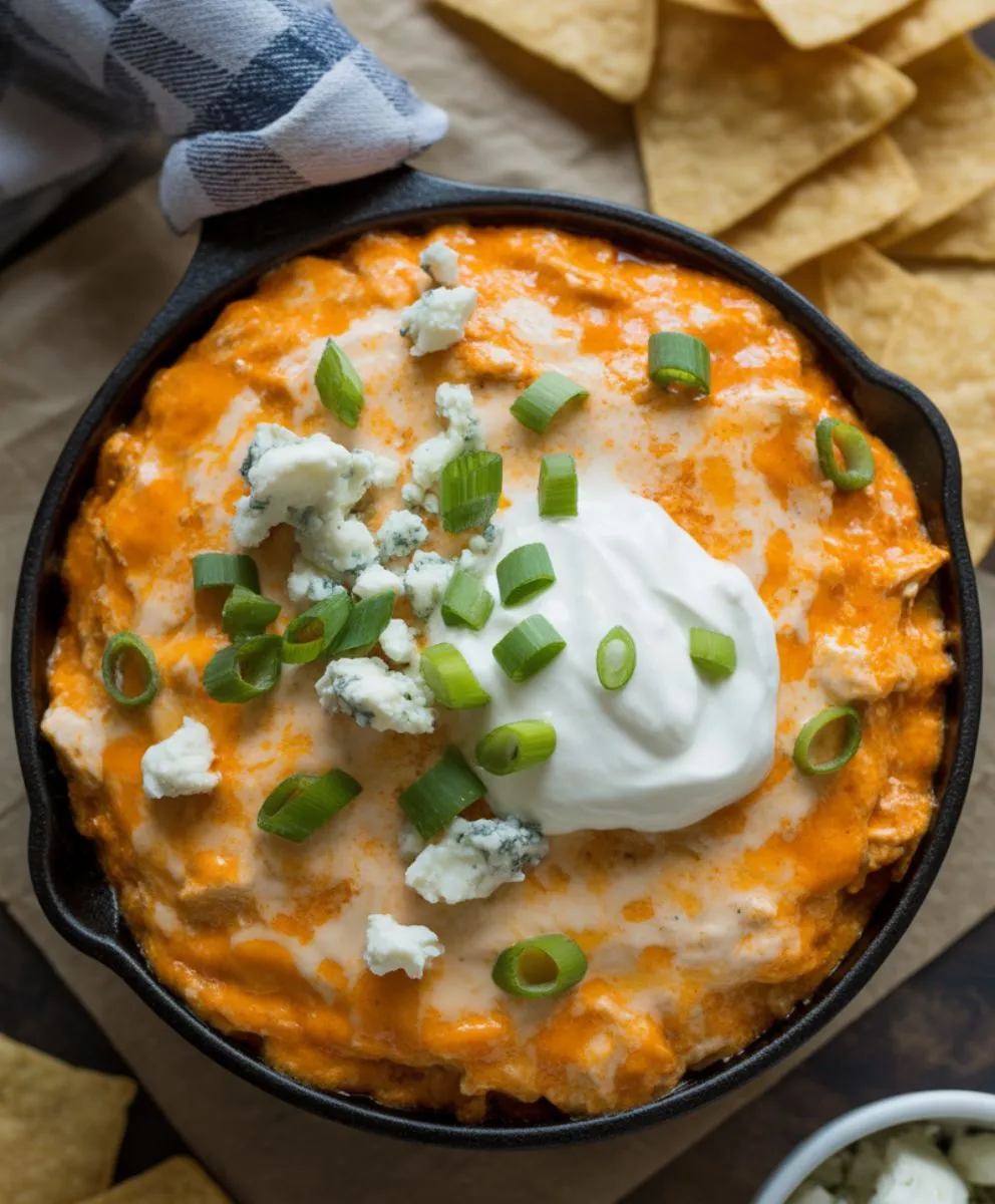 Instant Pot Buffalo Chicken Dip Recipe