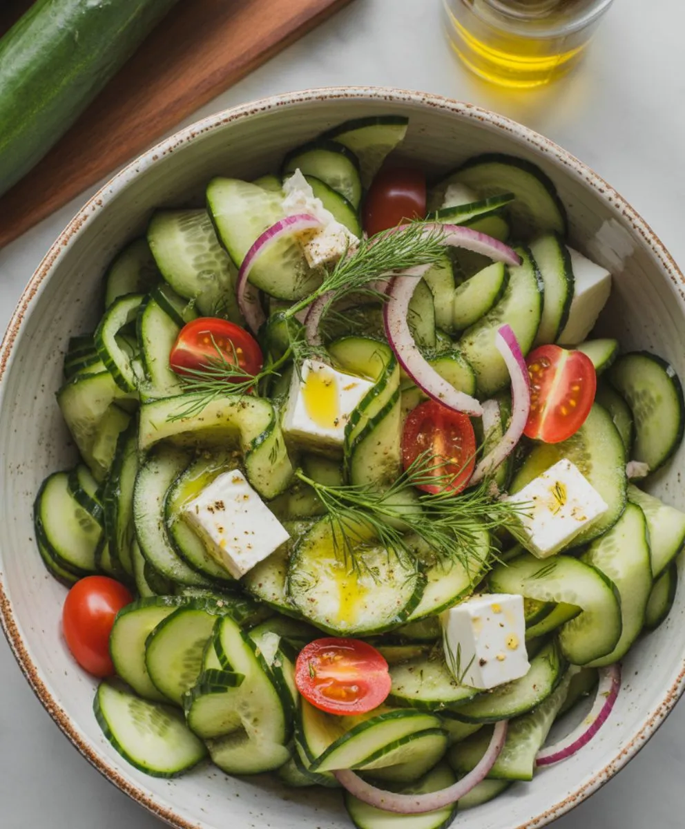 Keto Cucumber Salad