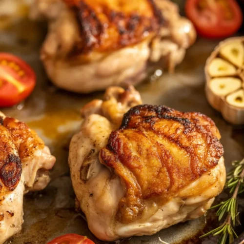 Pan Seared Chicken Thighs