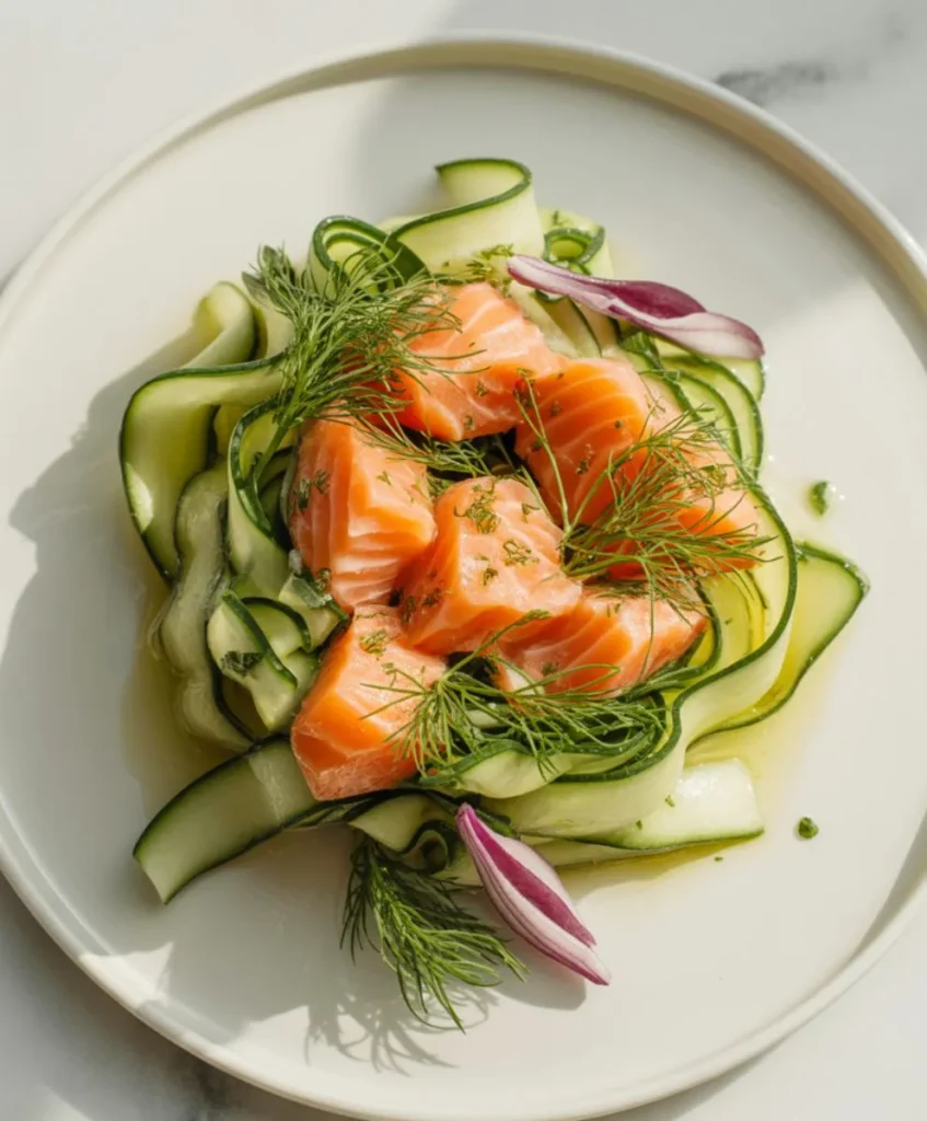 Salmon Cucumber Salad