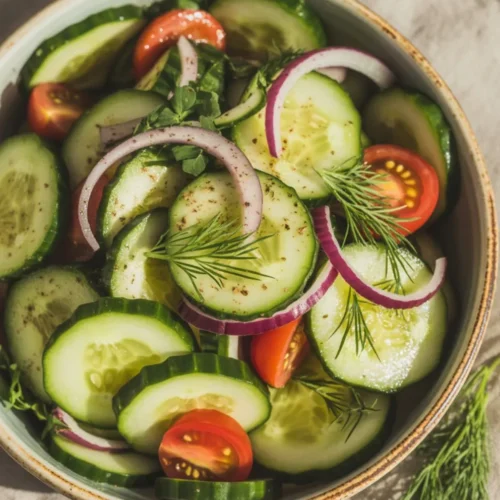 Vegan Cucumber Salad