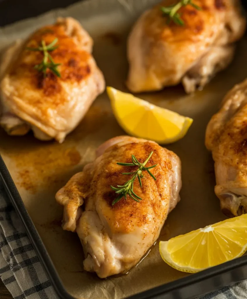 Baked Paprika Chicken Thighs