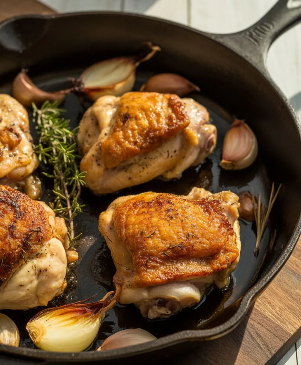 Cast Iron Chicken Thighs