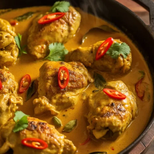 Coconut Curry Chicken Thighs