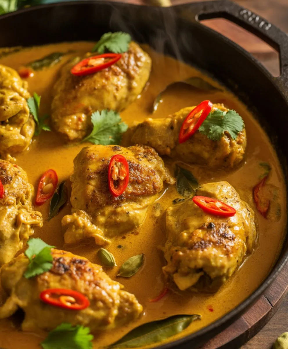 Coconut Curry Chicken Thighs