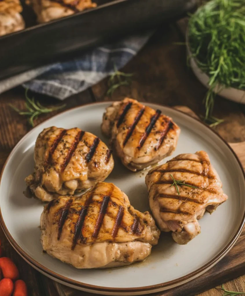 Grilled Chicken Thighs