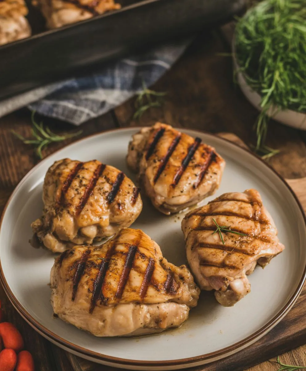 Grilled Chicken Thighs