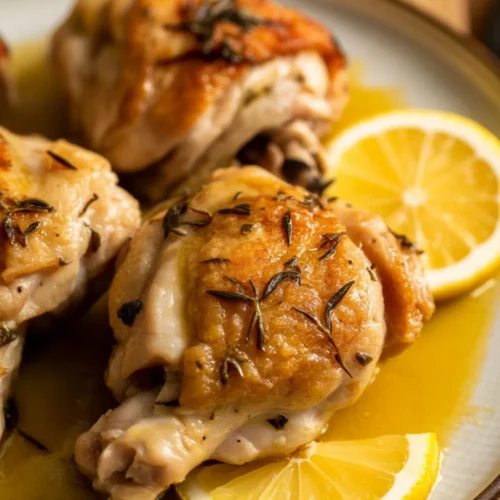 Lemon Butter Chicken Thighs