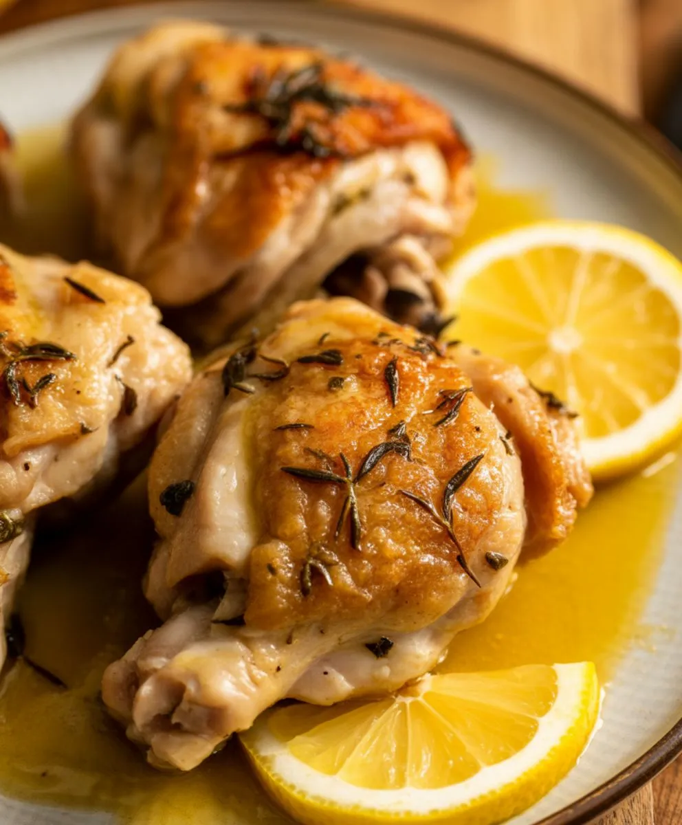 Lemon Butter Chicken Thighs 