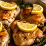 Lemon Garlic Chicken Thighs