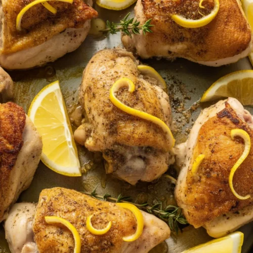 Lemon Pepper Chicken Thighs