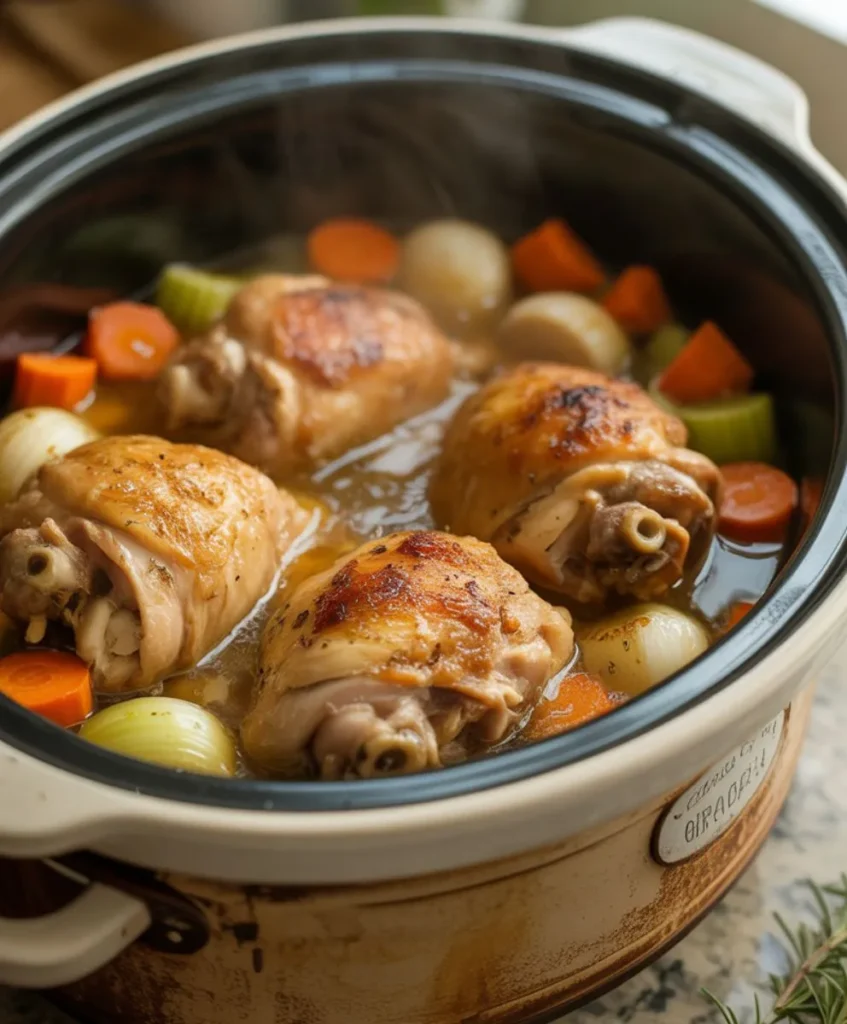 Slow Cooker Chicken Thighs